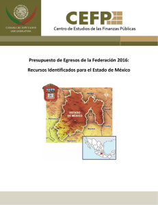 Recursos Identificados para el Estado de México