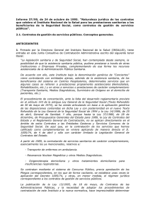 Informe 37/95, de 24 de octubre de 1995. "Naturaleza jurídica de los