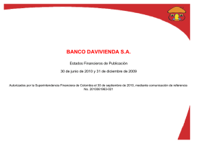 BANCO DAVIVIENDA S.A.