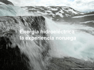Energía hidroeléctrica la experiencia noruega