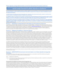 Sección 1 – Estándares de Seguridad de la Informática para