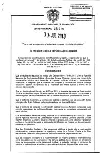Decreto 1510 de 2013