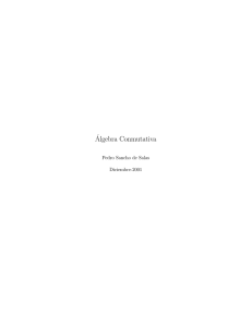 ´Algebra Conmutativa