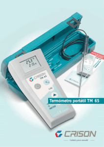 Termómetro portátil TM 65