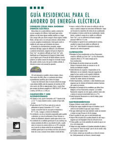 guía residencial para el ahorro de energía eléctrica