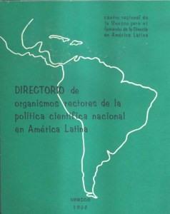 Directorio de organismos rectores de la política científica nacional