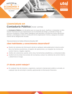 Contaduría Pública RVOE* 20111182