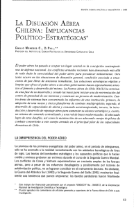 la disuasión aérea chilena: implicancias político—estratégicas