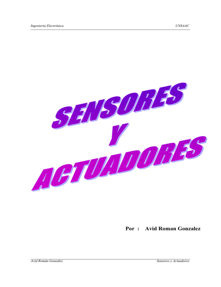 Sensores Y Actuadores