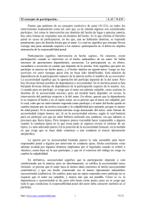 El concepto de participación.œ L.13 N.131 Puesto que partimos de