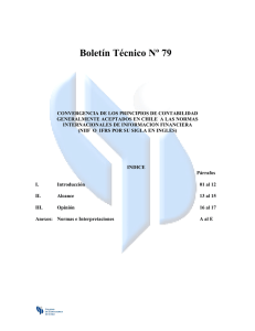 Boletin Tecnico N°79 - Colegio de Contadores de Chile