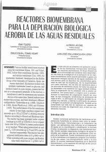 reactores , , para la depuracion biologica aerobia de las