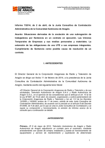 Informe 7/2014 - Gobierno de Aragón