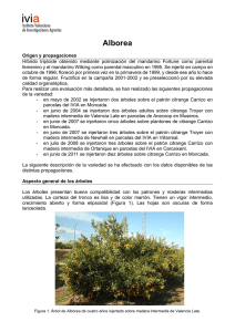 Ficha de la variedad Alborea