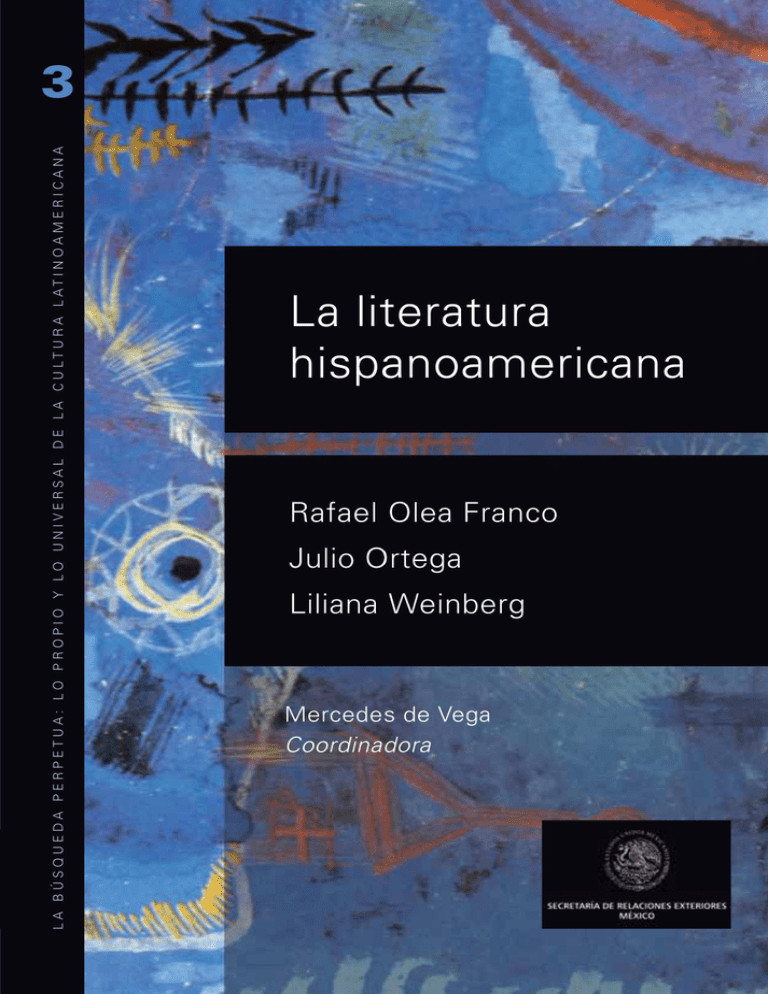 La Literatura Hispanoamericana - SRE