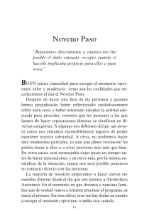 Doce Pasos - Noveno Paso - (pp. 81-85)