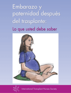 Embarazo y paternidad después del trasplante