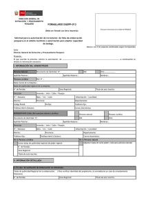 formulario dgepp-013 - Ministerio de la Producción
