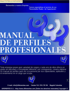 Manual de Analisis de Cargo y Ocupacional