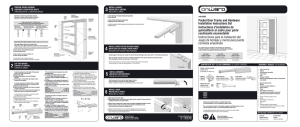 prepare rough opening préparer l`ouverture brute