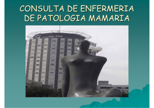 CONSULTA DE ENFERMERIA DE PATOLOGIA MAMARIA