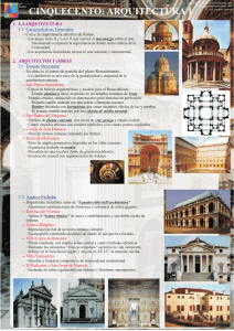 Cinquecento Arquitectura: Bramante y Palladio