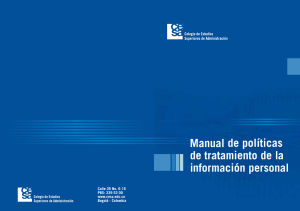 Manual de políticas de tratamiento de la información