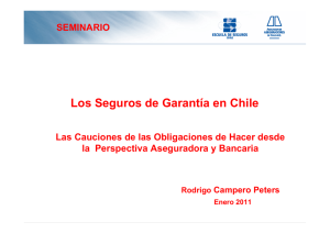 Los Seguros de Garantía en Chile RCampero
