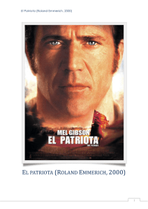 "El patriota" (Roland Emmerich, 2000)