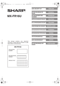 MX-FR16U Operation-Manual GB ES FR DE IT NL SE NO FI DK PT