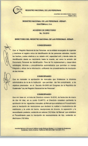 Manual de procedimiento para la inscripción de reconocimiento de