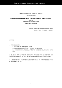 la exigibilidad del derecho al agua y al saneamiento el derecho