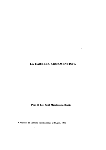 La carrera armamentista