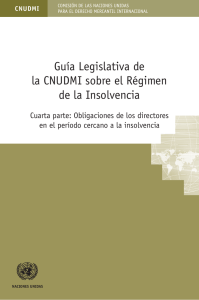 Guía Legislativa de la CNUDMI sobre el Régimen de la