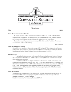 The Cervantes Society of America - H-Net