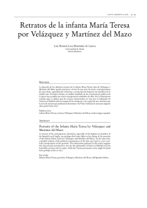 Retratos de la infanta María Teresa por Velázquez y Martínez del