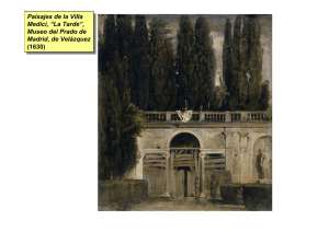 Paisajes de la Villa Medici, “La Tarde”, Museo del Prado de Madrid