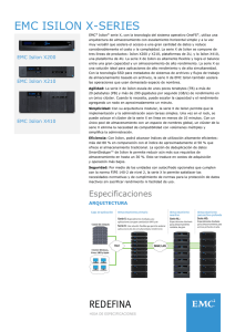 Serie X de EMC Isilon - mexico.EMC.com
