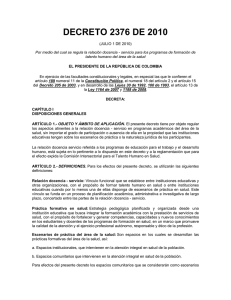 DECRETO 2376 DE 2010