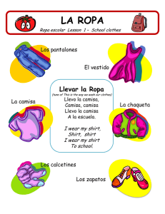 LA ROPA - TeacherWeb