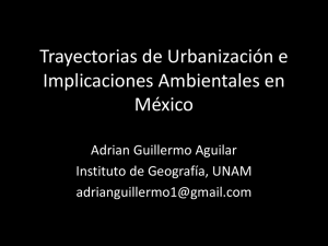 Urbanizacion e Implicaciones Ambientales en México