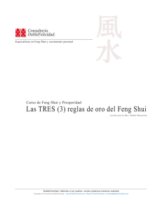 Las TRES (3) reglas de oro del Feng Shui