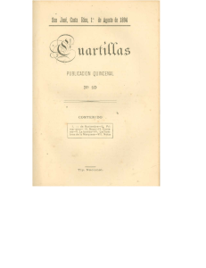 San Jesé, Gusta Rica, lï` üa Agusta de 1894