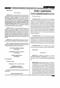 Decreto No 1062011 Reforma los Arts 71 y 92 de la Constitucion de