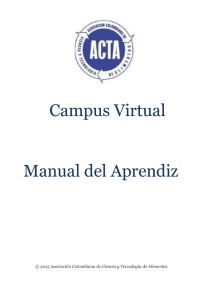 Manual del Aprendiz - Campus Virtual ACTA