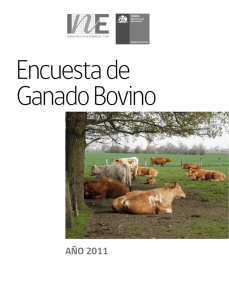 Encuesta de Ganado Bovino 2011 - Instituto Nacional de Estadísticas