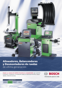 Alineadora y balanceadora - Bosch | Potencie su Taller