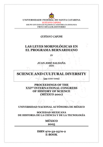 science and cultural diversity - Associação Filosófica Scientiae Studia