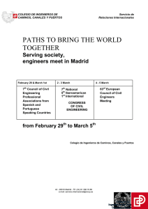 paths to bring the world together - ECCE :: European Council of Civil