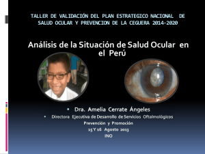 Análisis de la situación de Salud Ocular